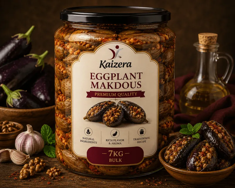 KAIZERA eggplant makdous jar
